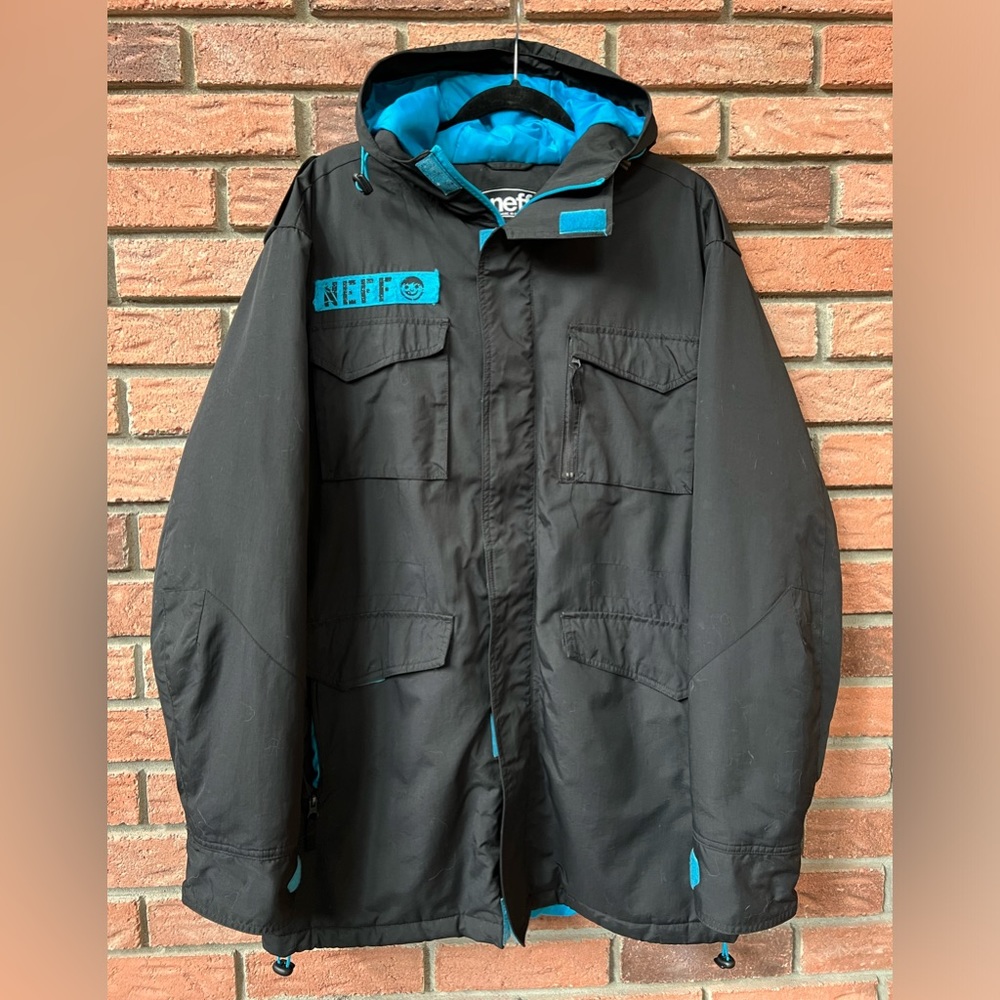 VINTAGE NEFF SNOWBOARD JACKET SIZE LARGE